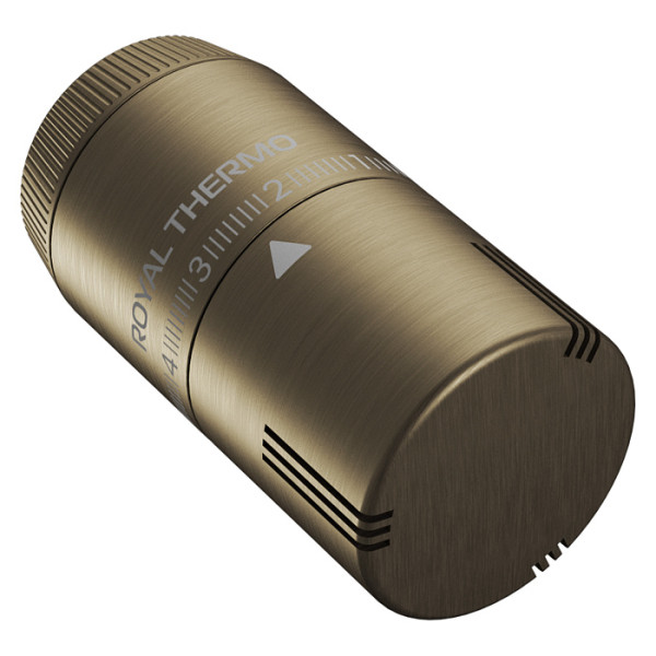 Головка термостатическая М30х1,5 Royal Thermo Design жидкостная (бронза) (RATHDN13015BR) Головка термостатическая М30х1,5 Royal Thermo Design жидкостная (бронза) (RATHDN13015BR)
