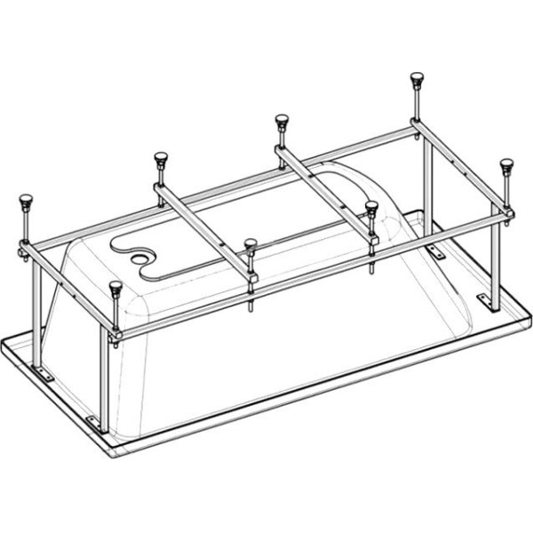 Монтажный комплект для ванны Roca Uno 160х75 (ZRU9302875) 