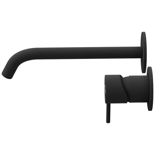 Смеситель для раковины Cezares Leaf черный матовый (LEAF-BLI2-20-L-NOP)