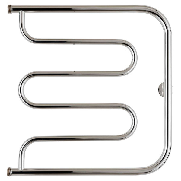 Полотенцесушитель водяной Стилье Тандем 600х600 резьба-сгон 1 хром (00011-6060)