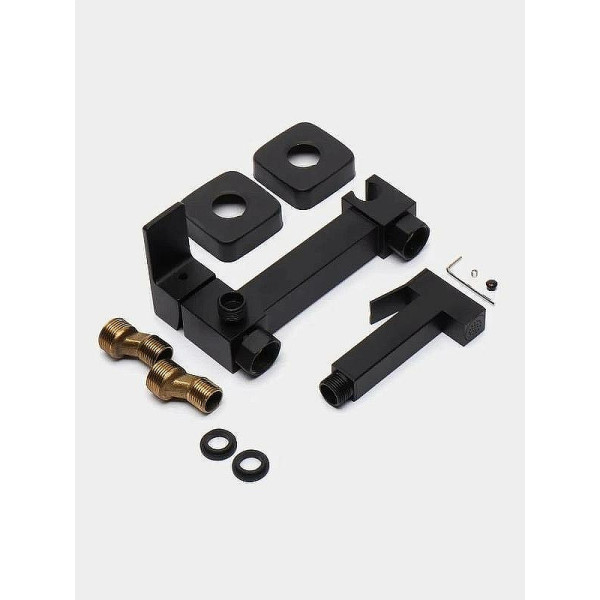 Смеситель с гигиеническим душем Dlin Черный (D180201-A)