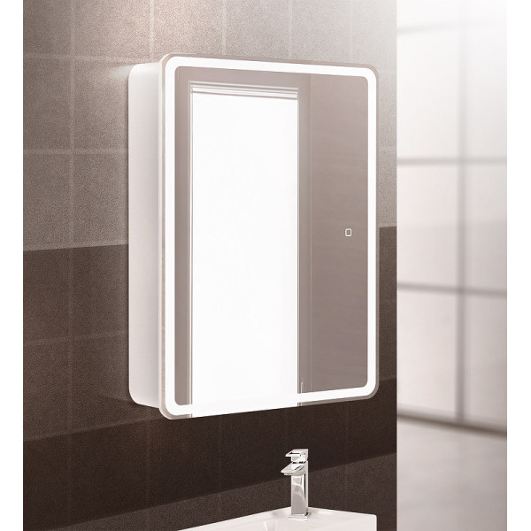 Шкаф зеркальный BelBagno Marino 60x80 (SPC-MAR-60/80-1A-LED-TCH)