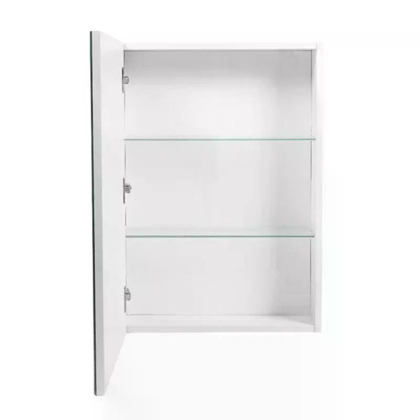 Шкаф зеркальный Viant Куба 60 правый/левый 16x60x70 правый/левый без света белый (VKUB60-ZSH)