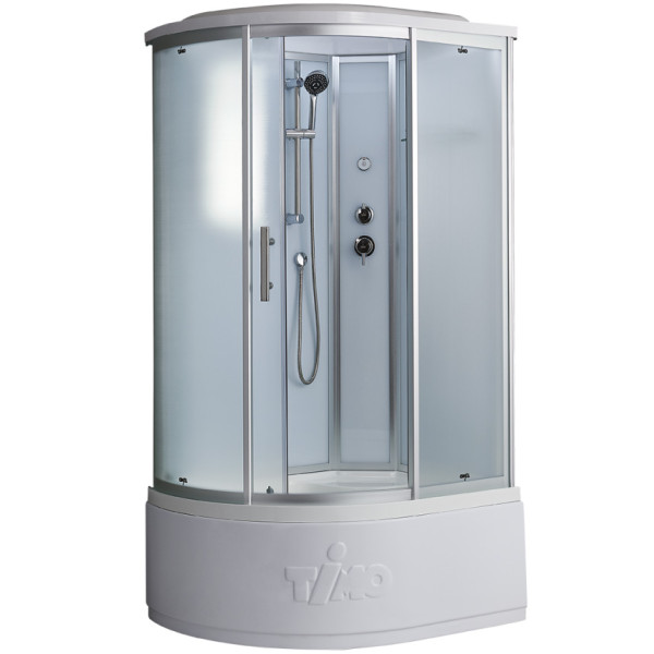 Душевая кабина Timo T-6610 Silver R 110x85x220 стекло матовое, профиль хром (T-6610 S R)