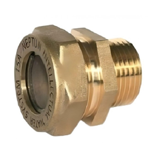Соединение прямое 20*1/2"Н Vieir (обжим, латунь) (VPM203) Соединение прямое 20*1/2"Н Vieir (обжим, латунь) (VPM203)