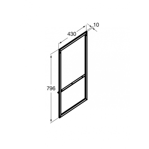 Ножи Roca Domi 796x430x10 1 штука черные (A816830485) Ножи Roca Domi 796x430x10 1 штука черные (A816830485)