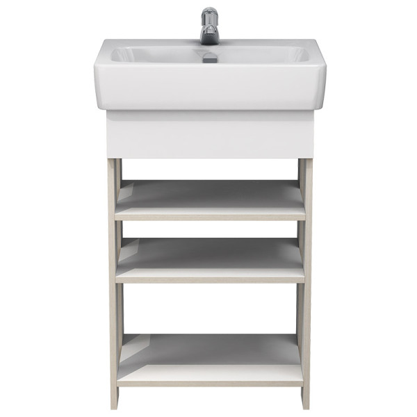 Тумба напольная Melodia Лика 55 (Нео 55) белая (в разборе) (MFR19700WT)