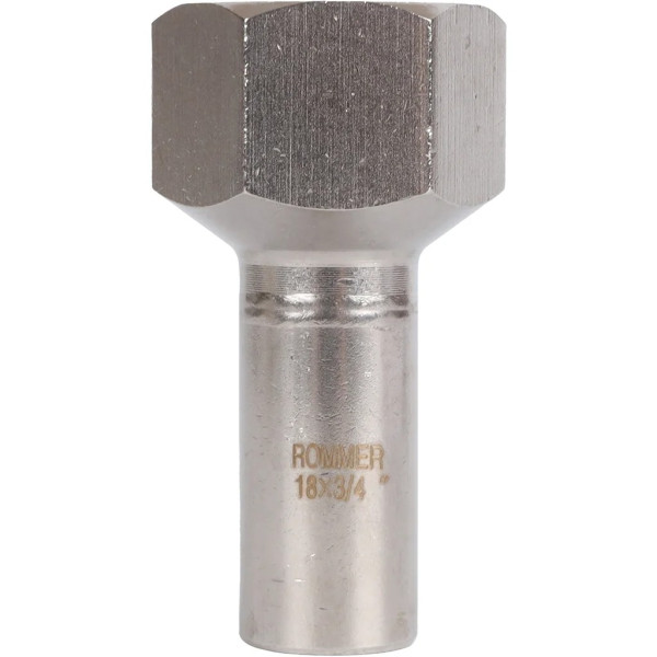 Вставка резьбовая 18х3/4"В Rommer из нержавеющей стали (пресс) (RSS-0023-001834) Вставка резьбовая 18х3/4"В Rommer из нержавеющей стали (пресс) (RSS-0023-001834)