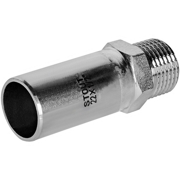 Вставка резьбовая 22х1/2"Н Stout SSS-2024 НПр-НР (нерж.ст., пресс) SSS-2024-002212 Вставка резьбовая 22х1/2"Н Stout SSS-2024 НПр-НР (нерж.ст., пресс) SSS-2024-002212