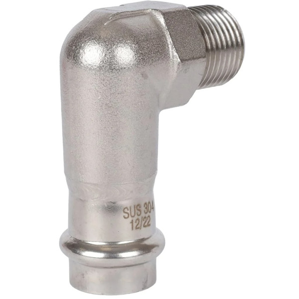 Переход угловой 18х1/2"Н Rommer из нержавеющей стали (пресс) (RSS-0010-001812) Переход угловой 18х1/2"Н Rommer из нержавеющей стали (пресс) (RSS-0010-001812)