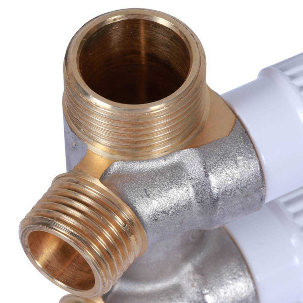 Коллектор 3 отвода регулируемый 1"x1/2" Stout (никель) (SMB-6852-011203)