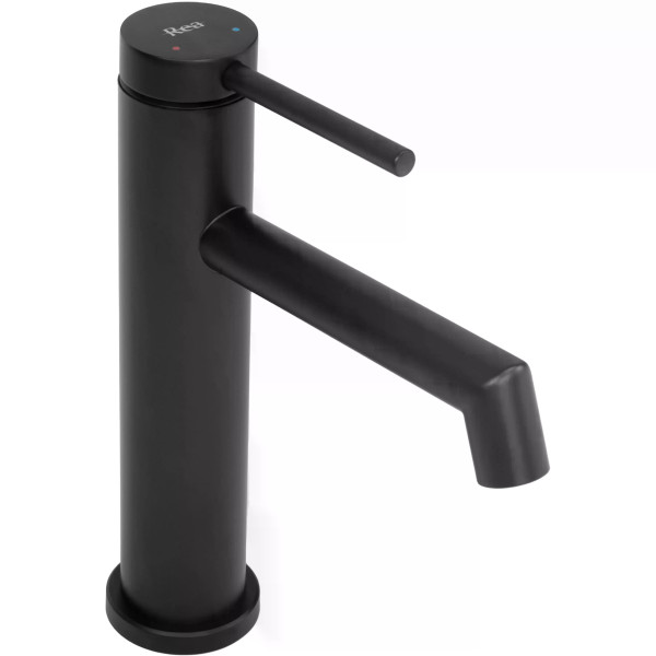 Смеситель для раковины Rea Foss черный матовый (REA-B5317) Смеситель для раковины Rea Foss черный матовый (REA-B5317)