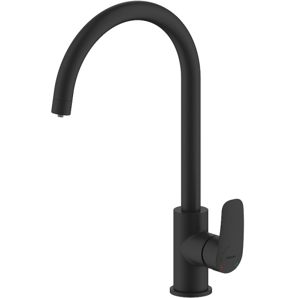 Смеситель для кухни Milardo Rora с каналом для фильтрованной воды черный (RORBLFJM05)