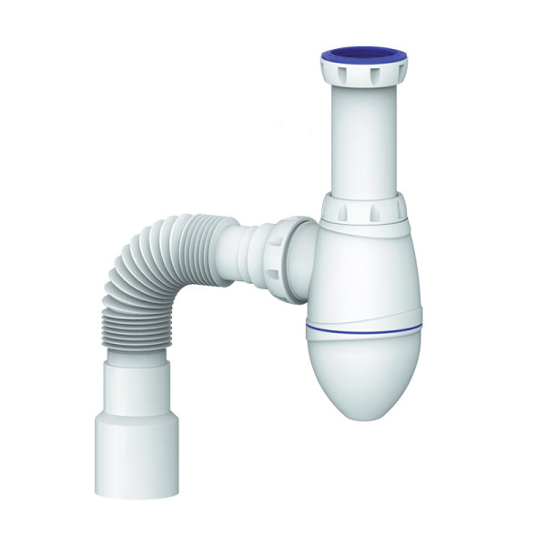 Сифон для раковины 1 1/2"x40 без выпуска с переходником 40х32 и гибким отводом 40x40/50 Unicorn А420 Сифон для раковины 1 1/2"x40 без выпуска с переходником 40х32 и гибким отводом 40x40/50 Unicorn А420