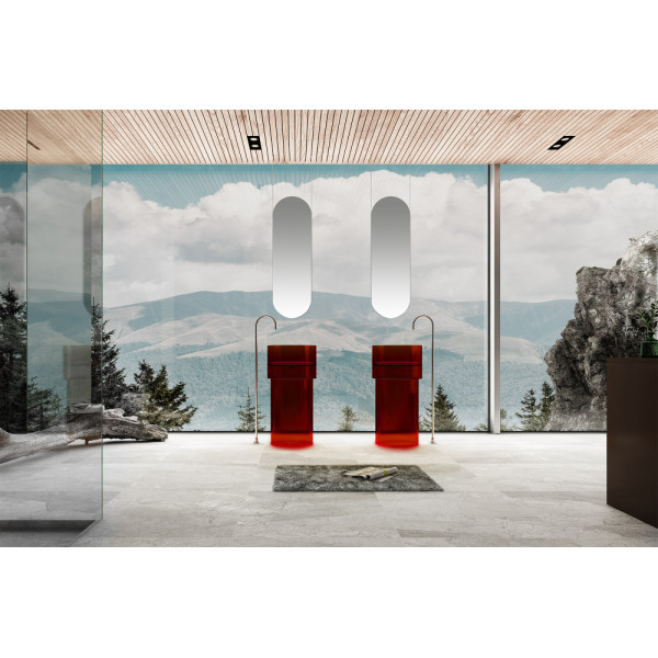 Раковина напольная Abber Kristall 450x450 красный (AT2701Rubin-H) Раковина напольная Abber Kristall 450x450 красный (AT2701Rubin-H)