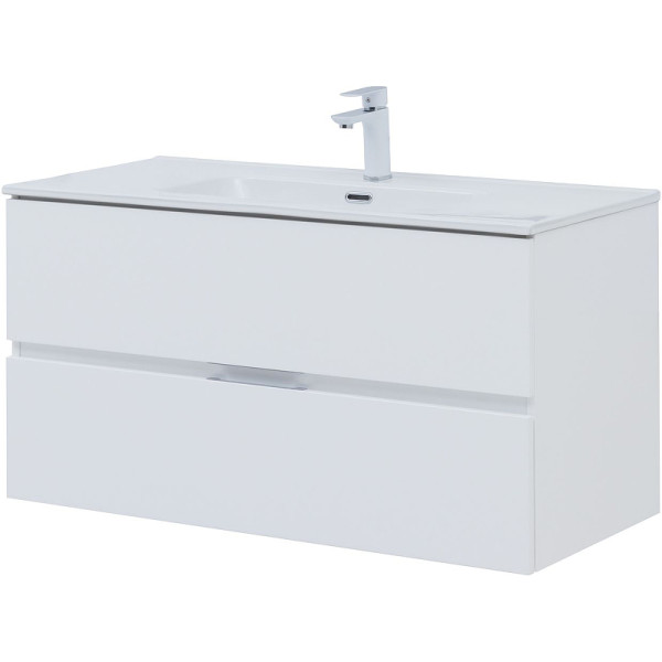 Тумба подвесная Aquanet Алвита New 100 2 ящика, белый матовый (00277518) Тумба подвесная Aquanet Алвита New 100 2 ящика, белый матовый (00277518)