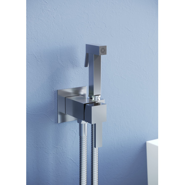 Смеситель с гигиеническим душем RGW Shower Panels хром (581408212-01) Смеситель с гигиеническим душем RGW Shower Panels хром (581408212-01)
