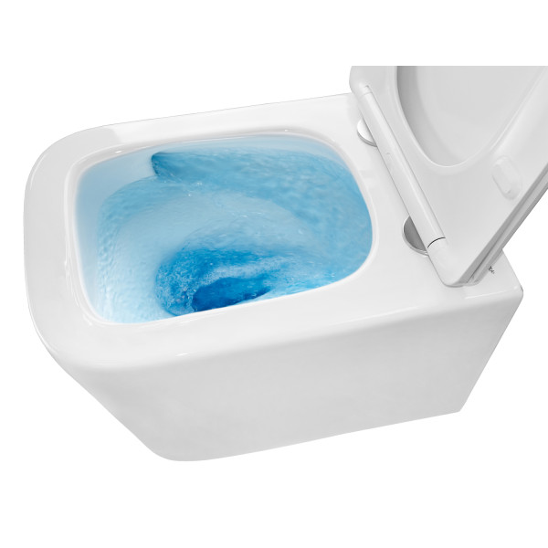 Инсталляция для подвесного унитаза Azario Forte 3/6л.+ подвесной унитаз Loranto DELPHI, с сиденьем микролифт (AZ-100-100F+91343)