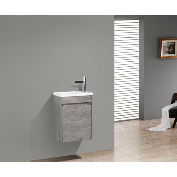 Тумба подвесная с дверкой BelBagno Pietra Mini 40-L Stucco Cemento (PIETRA MINI-400-1A-SO-SCM-L) Тумба подвесная с дверкой BelBagno Pietra Mini 40-L Stucco Cemento (PIETRA MINI-400-1A-SO-SCM-L)