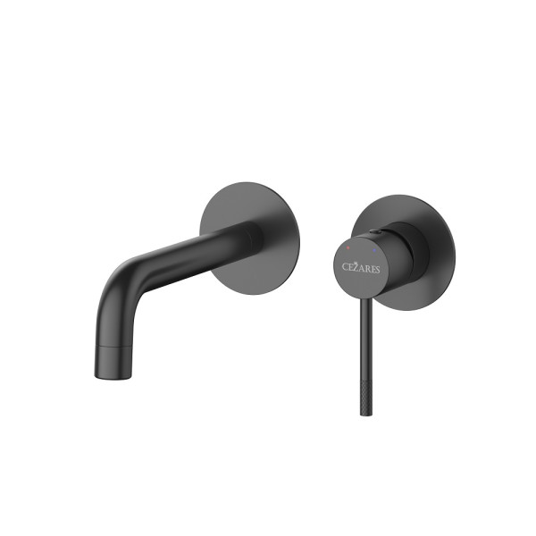 Смеситель для раковины встраиваемый Cezares Relax черный матовый (RELAX-BLI2-1-NOP-W0) Смеситель для раковины встраиваемый Cezares Relax черный матовый (RELAX-BLI2-1-NOP-W0)