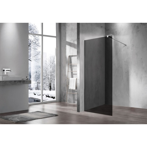 Душевая перегородка Vincea Walk-In 800х2000 стекло тонированное, профиль хром (VSW-1H800CG) Душевая перегородка Vincea Walk-In 800х2000 стекло тонированное, профиль хром (VSW-1H800CG)