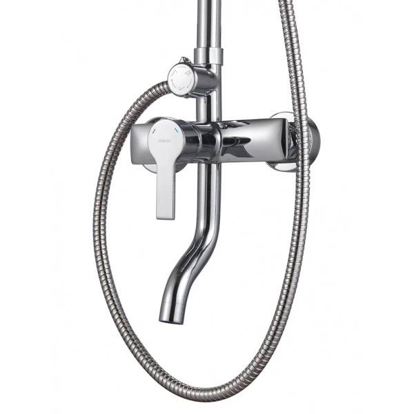 Душевая система Milardo Stripe хром (STRSB1FM06)