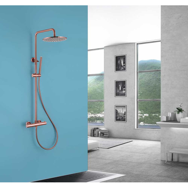 Душевая система Abber Weiss Insel розовое золото (AF8160RG)