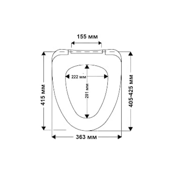 Сиденье для унитаза Haro Arctic белое (512086)