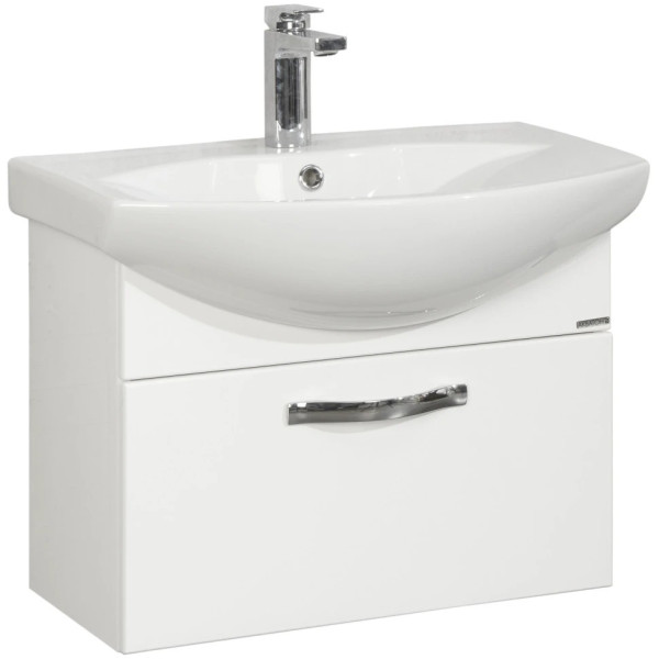 Тумба-умывальник Aquaton Ария 65/1WH207782 Раковина Смайл-65 (1A1340K0AA010)