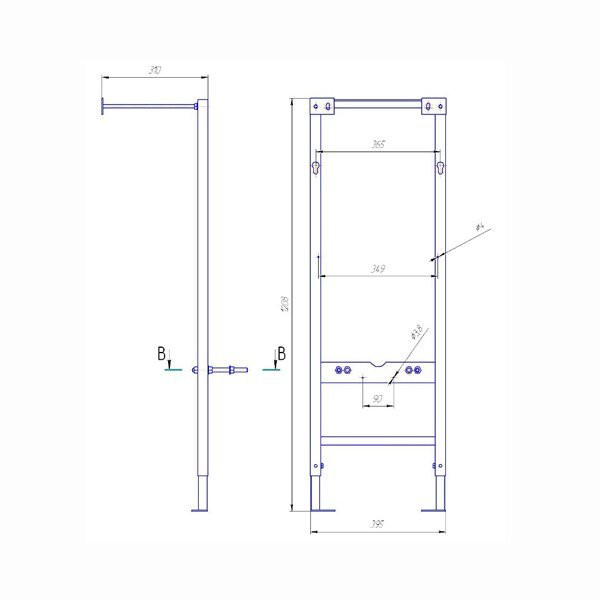 Инсталляция для подвесного унитаза Cersanit Vector (S-IN-MZ-VECTOR)