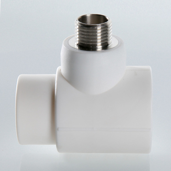 Тройник коллекторный PP-R 40*1/2"Н VALTEC (латунь, белый) VTp.734.0.04004