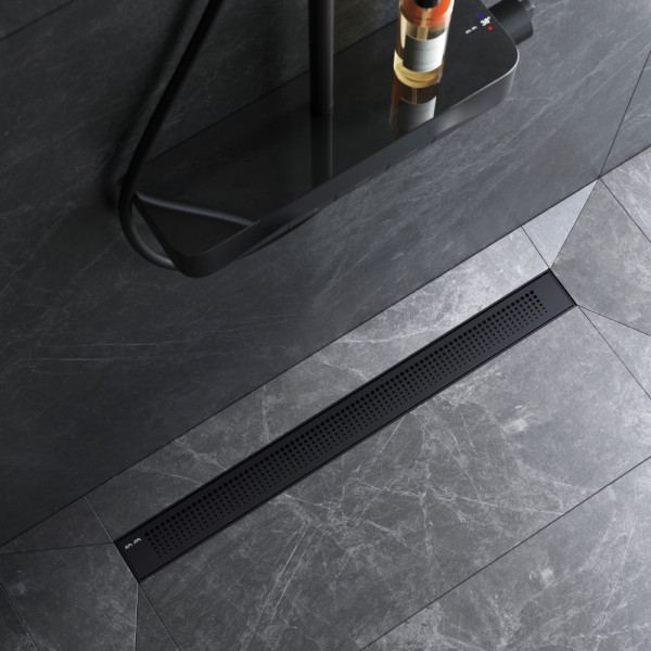 Душевой лоток AM.PM PrimeFlow линейный универс затвор Cut Gradient 80 см черн мат (W02SC-P11-080-01BM)