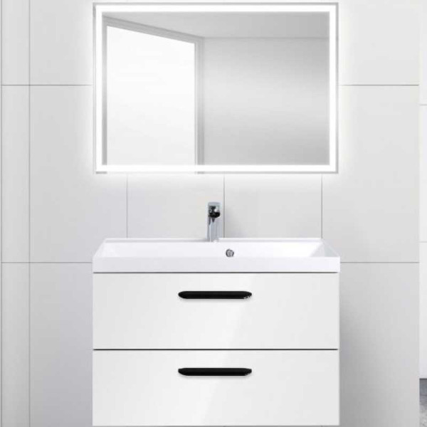 Тумба подвесная BelBagno Aurora 80 Bianco Lucido (AURORA-800-2C-SO-BL)