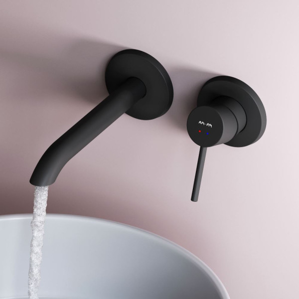 Смеситель для раковины AM.PM Libre встраиваемый черный (F6072622)