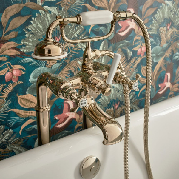 Смеситель напольный Jacob Delafon Cleo 1889 золотой (E24314-BGG)