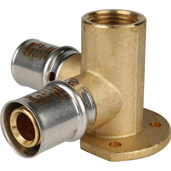 Тройник установочный 20x1/2"В Stout (пресс) (SFP-0015-001220) Тройник установочный 20x1/2"В Stout (пресс) (SFP-0015-001220)