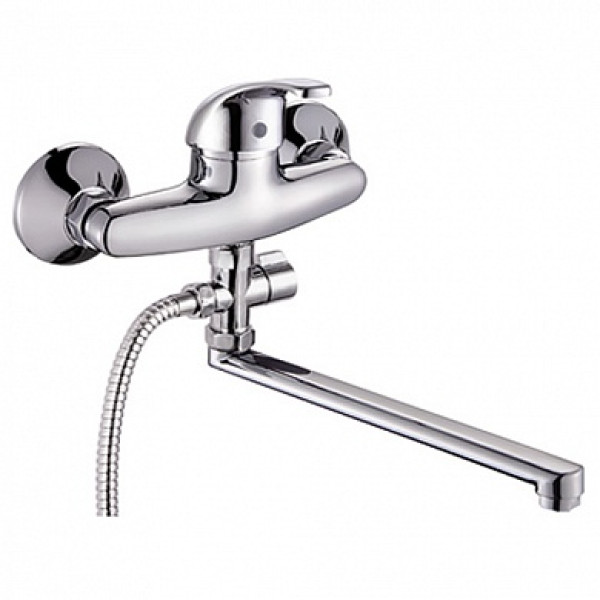 Смеситель для ванны и душа L2104 хром, плоский излив 30F Ligeya (L2104 Ligeya) Смеситель для ванны и душа L2104 хром, плоский излив 30F Ligeya (L2104 Ligeya)