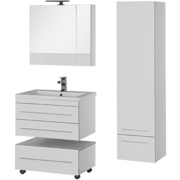 Зеркало-шкаф Aquanet Верона 75x67 белый (00175381) Зеркало-шкаф Aquanet Верона 75x67 белый (00175381)