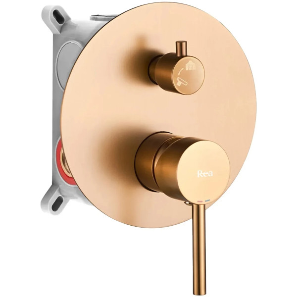 Душевая система Rea Lungo + Box Copper mat (REA-P8809)