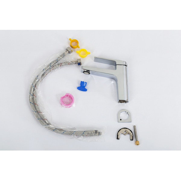 Смеситель для раковины BelBagno без донного клапана, хром (ARDENTE-LVM-CRM-W0)