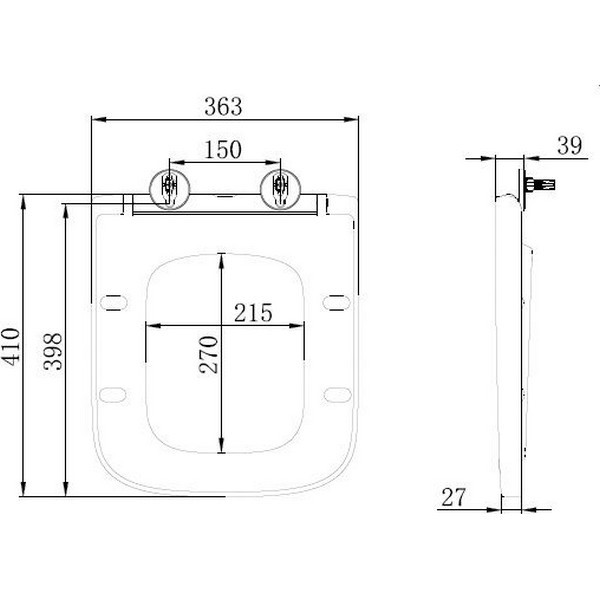 Сиденье для унитаза BelBagno Aurora белое, с soft close (BB8604SC)