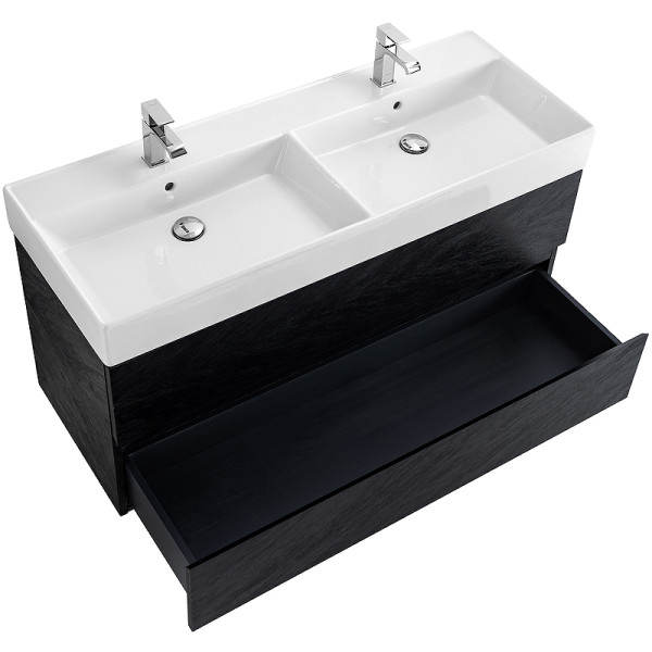 Тумба подвесная Cezares Molveno 46 120x50 Nero (MOLVENO 46-120-2C-SO-2-NR) Тумба подвесная Cezares Molveno 46 120x50 Nero (MOLVENO 46-120-2C-SO-2-NR)