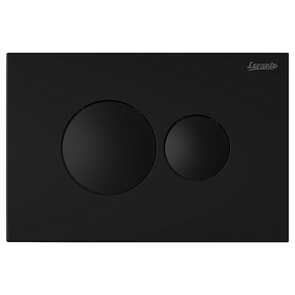 Клавиша смывная Loranto Prestige черный матовый (7513) Клавиша смывная Loranto Prestige черный матовый (7513)