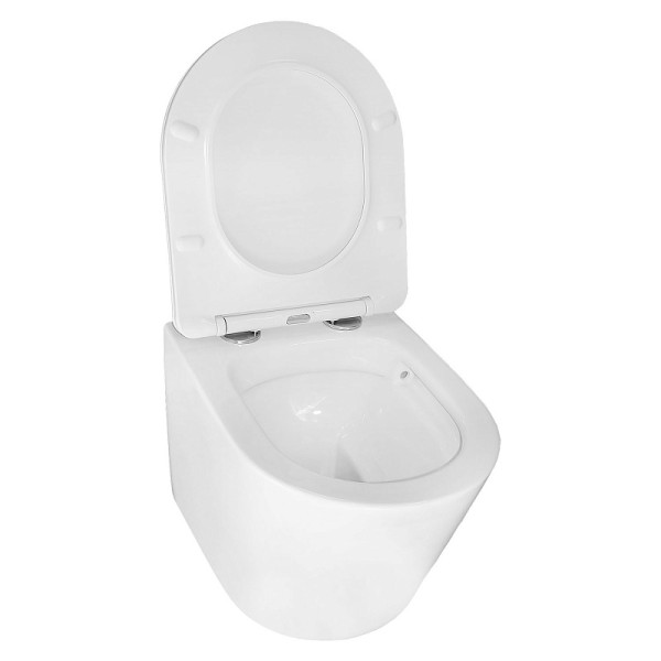 Унитаз подвесной Teramo безободковый с сидением микролифт 480x365x360 (AZ-0053 SP) Унитаз подвесной Teramo безободковый с сидением микролифт 480x365x360 (AZ-0053 SP)