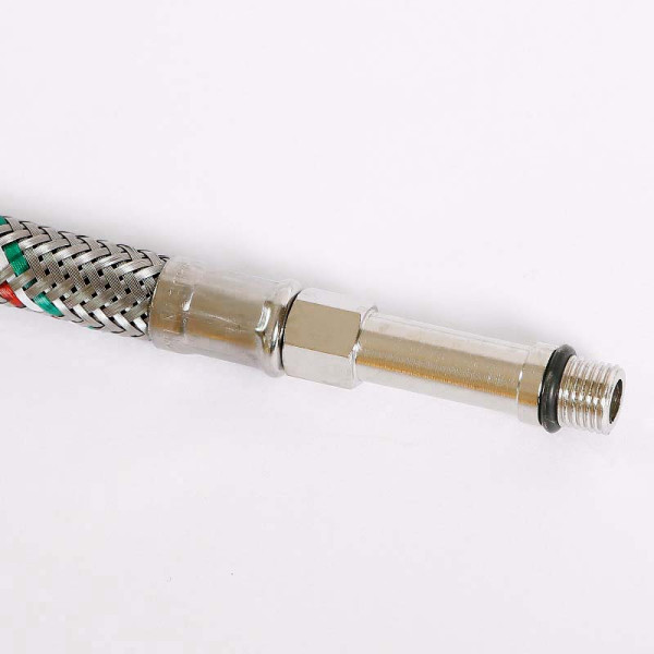 Подводка гибкая для смесителя Uni-Fitt 1500 мм 1/2"*МL10х1 удл. штуцер DN 8 оплётка из нерж. стали (503S2815)