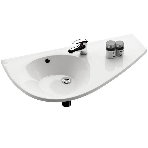 Раковина подвесная Ravak Avocado 850х450х124 R (XJ1P1100000) Раковина подвесная Ravak Avocado 850х450х124 R (XJ1P1100000)