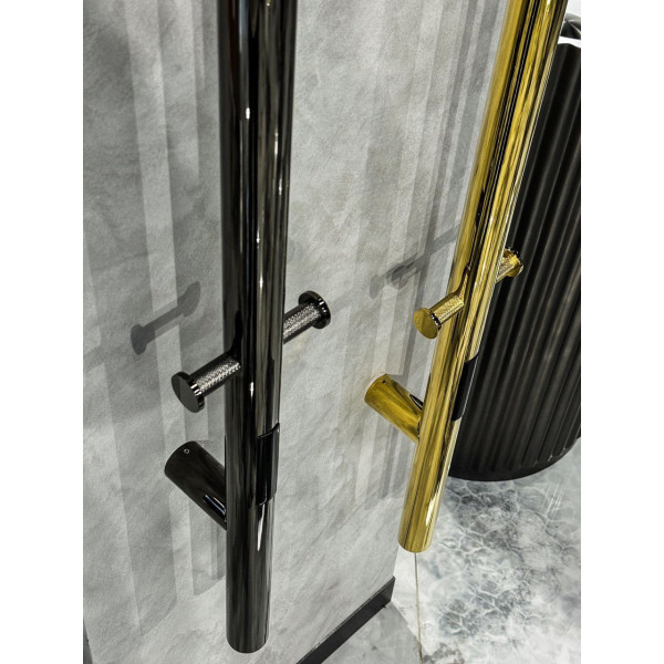 Полотенцесушитель электрический Boheme Uno 110x1500 G (золото) (726-G)