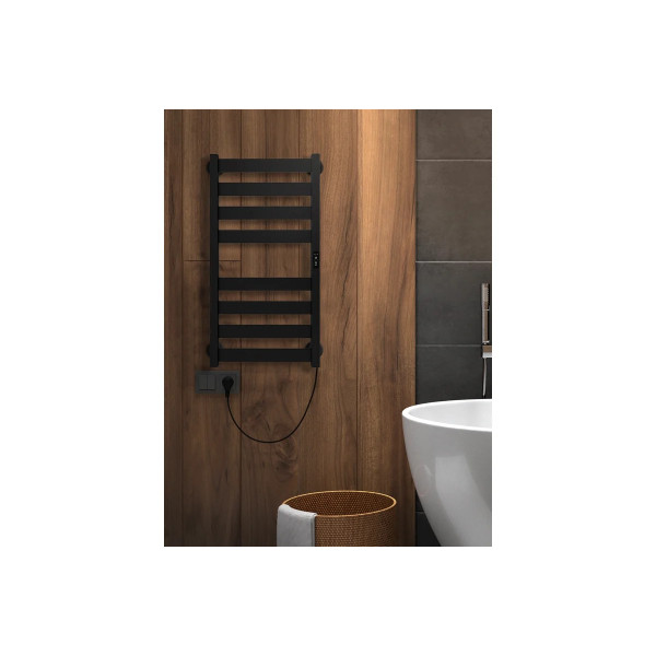 Полотенцесушитель электрический Indigo Oktava Slim 5 800x400 таймер, унив.подкл.RxL, Черный муар (LСLOKS5E80-40BRRt) Полотенцесушитель электрический Indigo Oktava Slim 5 800x400 таймер, унив.подкл.RxL, Черный муар (LСLOKS5E80-40BRRt)