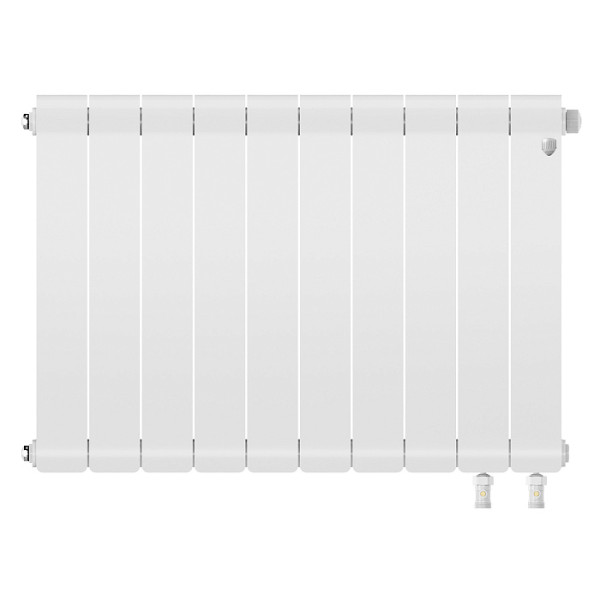 Радиатор биметаллический Royal Thermo Infinity 500 Bianco Traffico VR80 (10 секций) Белый (RTINVR8050010) Радиатор биметаллический Royal Thermo Infinity 500 Bianco Traffico VR80 (10 секций) Белый (RTINVR8050010)