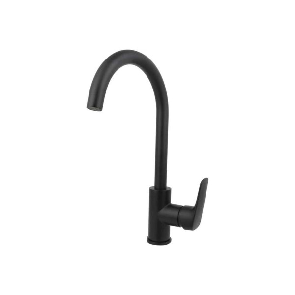 Смеситель для кухни Aquatek Вега черный матовый (AQ1082MB) Смеситель для кухни Aquatek Вега черный матовый (AQ1082MB)